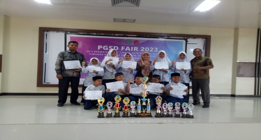 MIN 2 Langsa Juara Umum PGSD FAIR 2023 Universitas Samudra Langsa