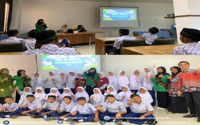 MIN 2 Langsa Gelar Outing Class ke Perpustakaan IAIN Langsa dan Mangrove Forest Park